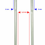 Speiche SAPIM Race 2/1.8 mm Inox silber 270 mm