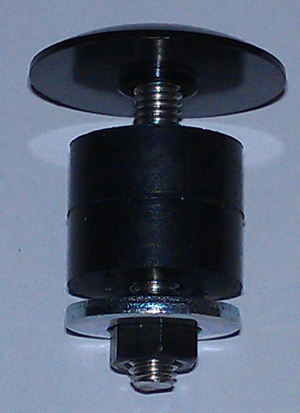 Zapfen für Lenker Alu schwarz