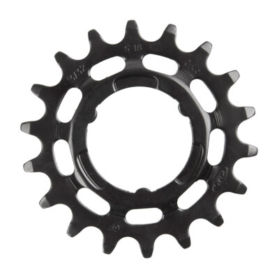 Steckzahnkranz KMC 17 Zähne 1/2"x3/32" schwarz