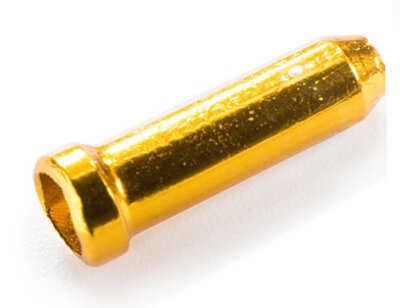 Kabelendhülse  Aluminium gold
