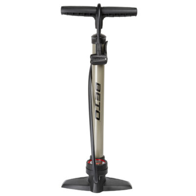 Handkompressor-Pumpe BETO Stahl silber