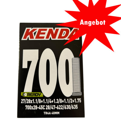700x28-45B/C Schlauch Kenda AV Schrader 40 mm