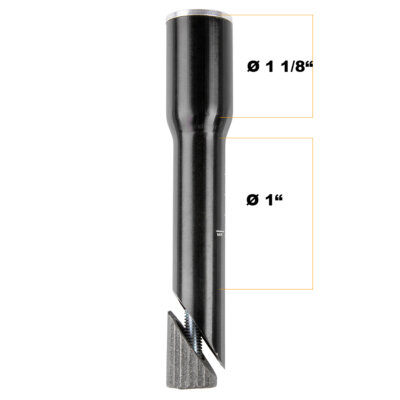 Adapter von Schaftvorbau auf Ahead Vorbau schwarz