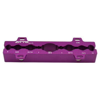 Schraubstockeinsatz TQJJ03 Aluminium violett
