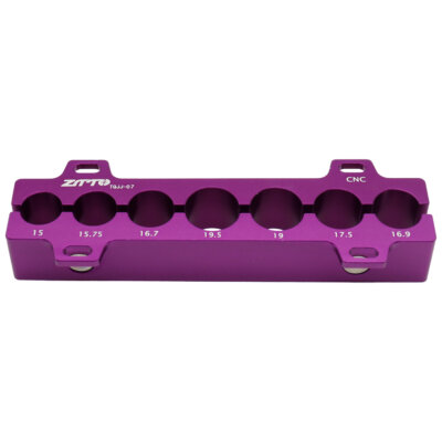 Schraubstockeinsatz TQJJ07 Aluminium violett