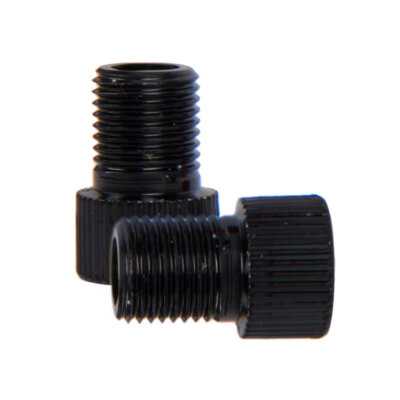 Pumpenadapter Presta Ventil zu Schrader schwarz