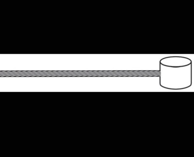 Innenkabel Walzennippel 7x6 mm