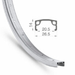 Felge RODI Scout 24"x1.75" 36 L.